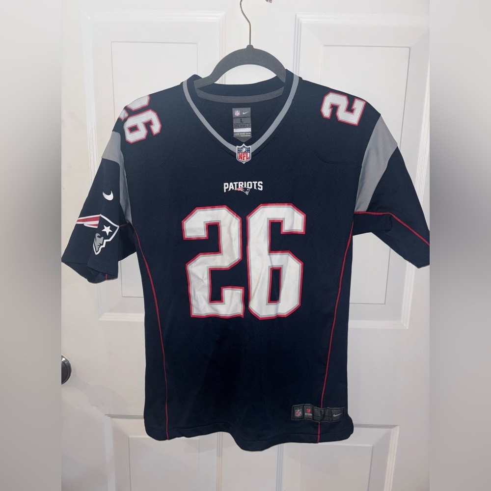 NFL Nike Jersey with Red and White Accents -youth Large